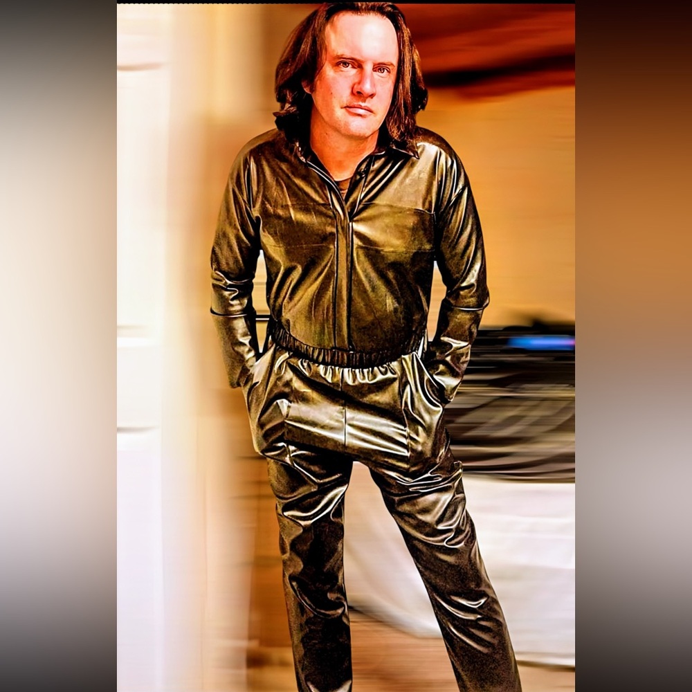 Leather jumpsuit